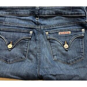 Hudson Bacara Crop Straight Cuffed Women’s Jeans Size 26